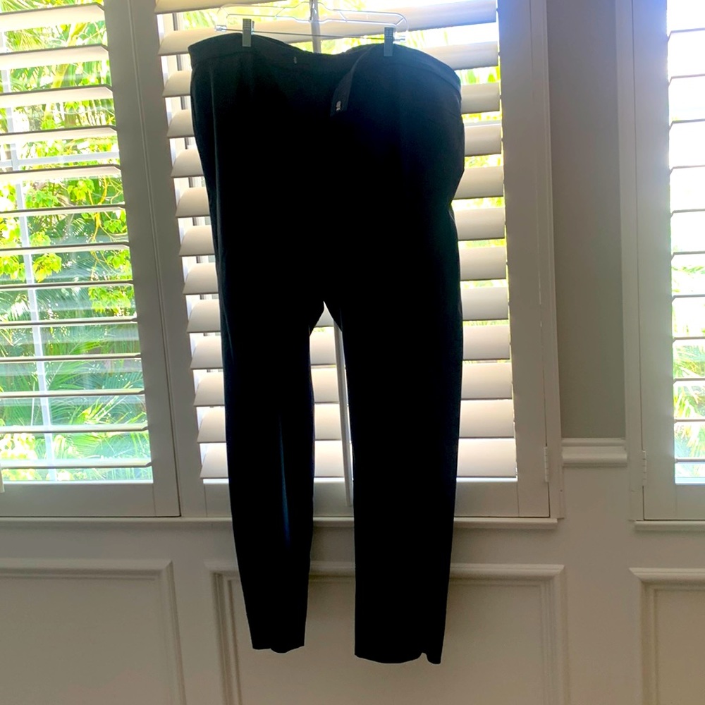 Ralph Lauren trousers size 22W. Gray. Never worn. Partial tag torn off.